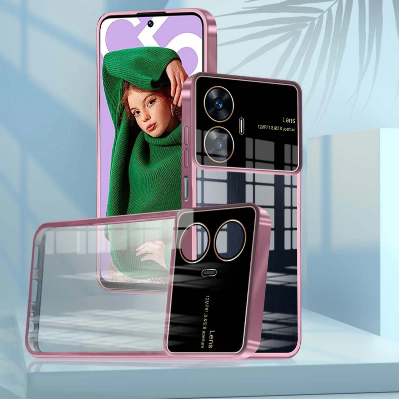 Lens Camera Protection Chrome Case For Realme C55 - Image 14