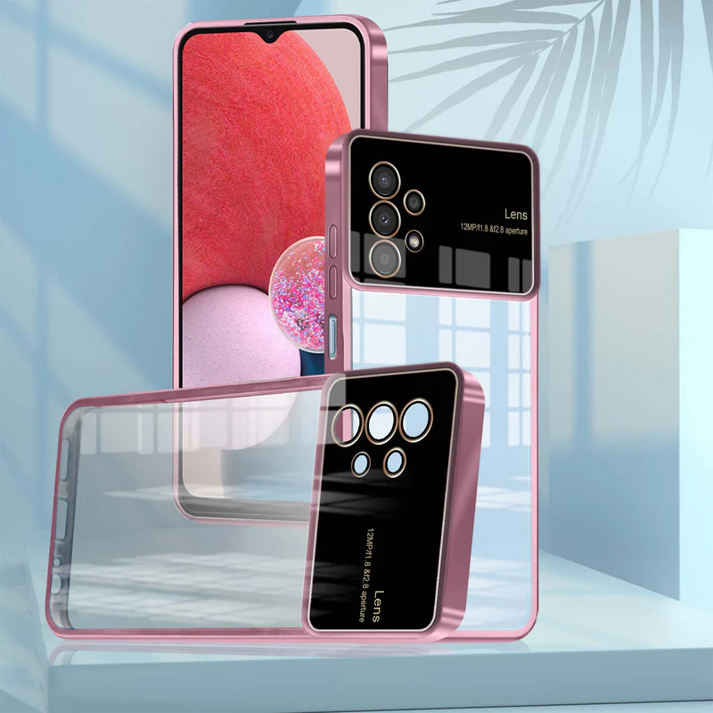 Lens Camera Protection Chrome Case For Samsung A13 4G - Image 14