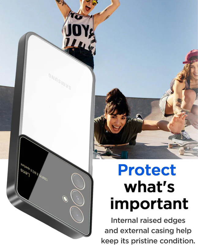 Lens Camera Protection Chrome Case For Samsung A54 5G - Image 5