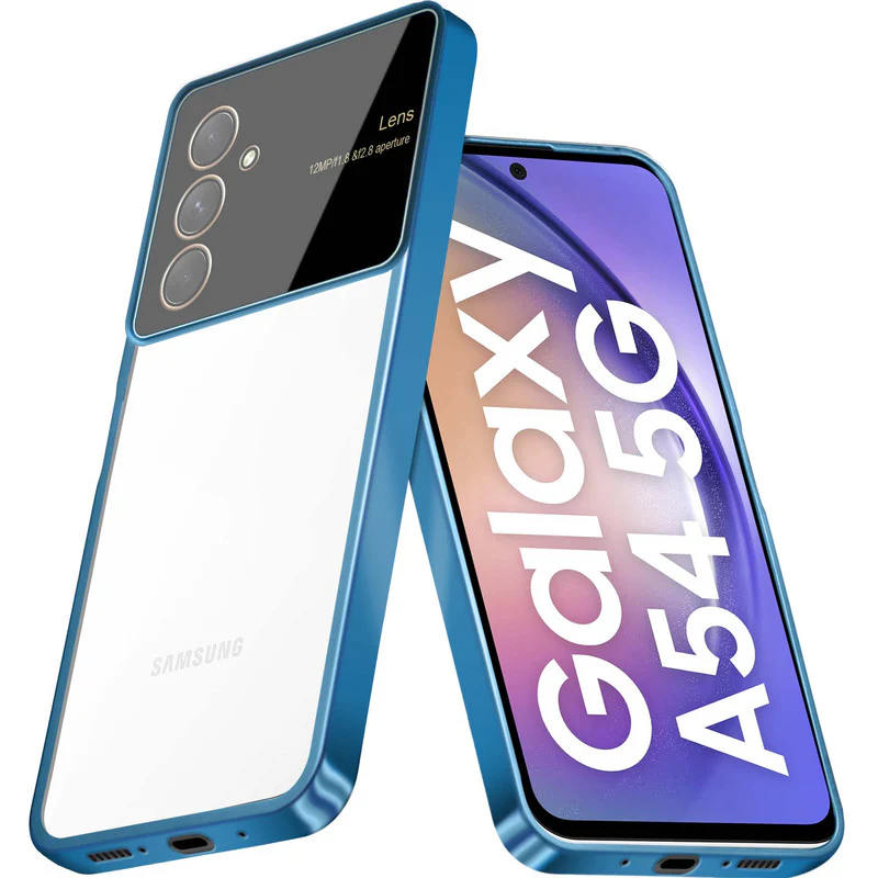 Lens Camera Protection Chrome Case For Samsung A54 5G - Image 7