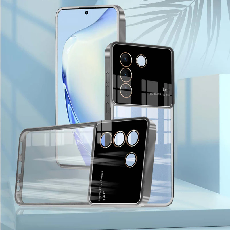 Lens Camera Protection Chrome Case For Vivo V27 5G - Image 17