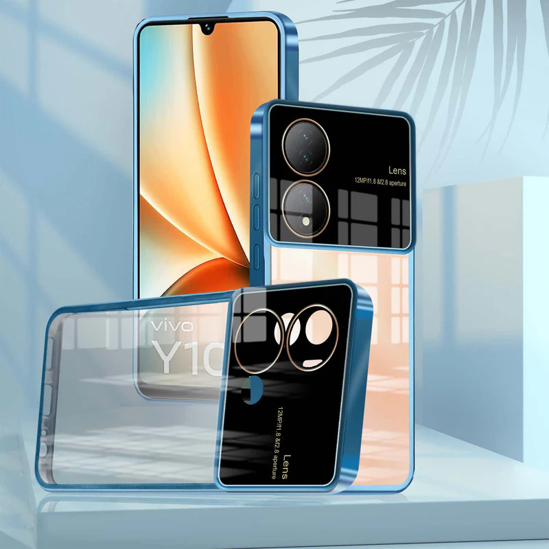 Lens Camera Protection Chrome Case For Vivo Y100 - Image 10