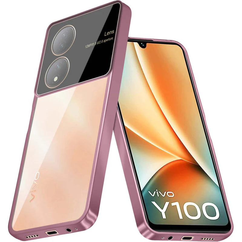 Lens Camera Protection Chrome Case For Vivo Y100 - Image 15