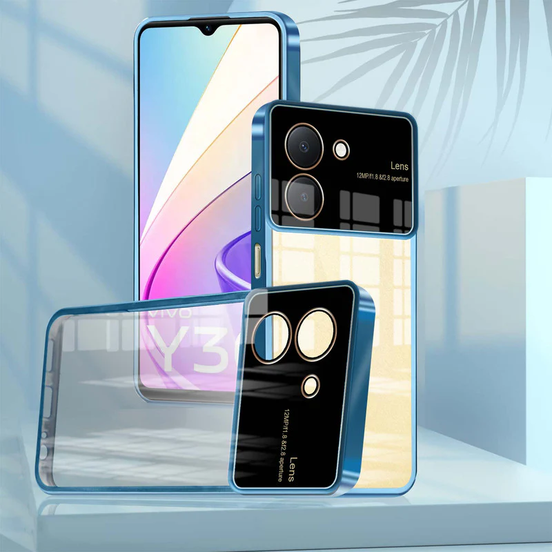 Lens Camera Protection Chrome Case For Vivo Y36 4G - Image 10