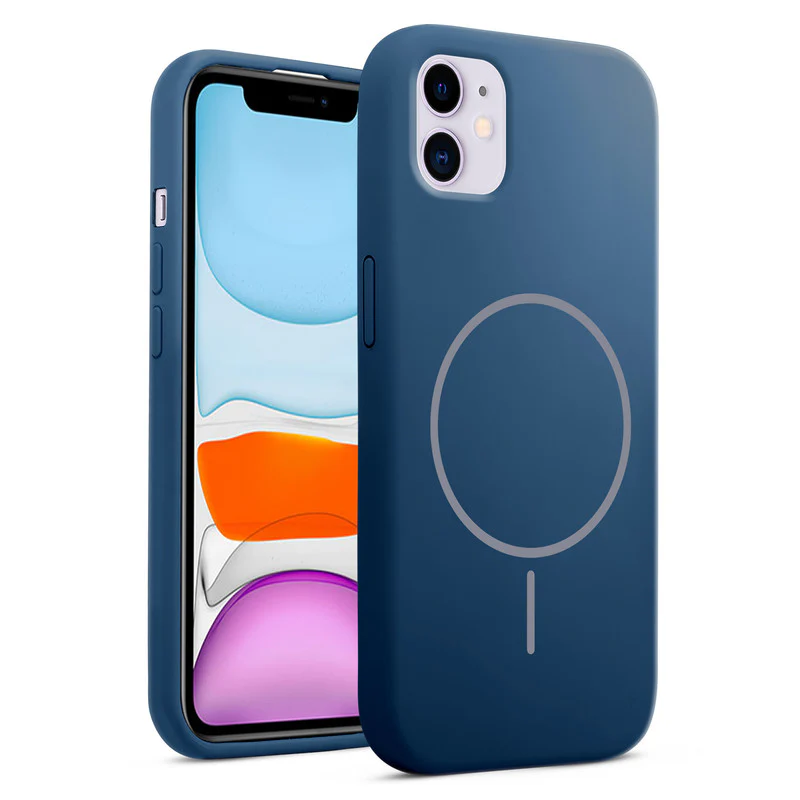 Wireless Charging Support Compatible Liquid Silicone Case For Apple iPhone 11 - Image 12