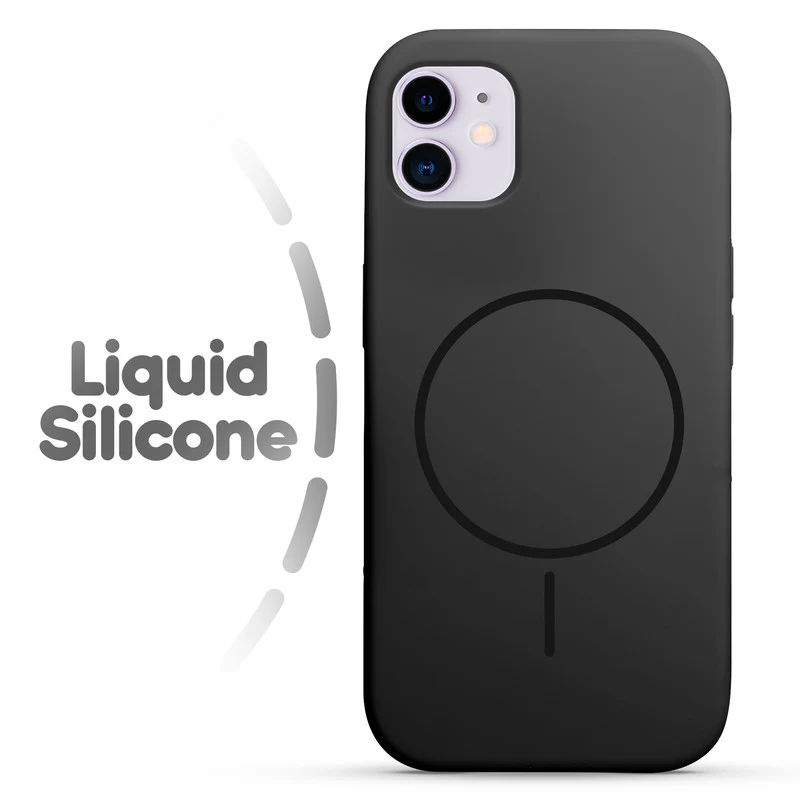 Wireless Charging Support Compatible Liquid Silicone Case For Apple iPhone 11 - Image 13
