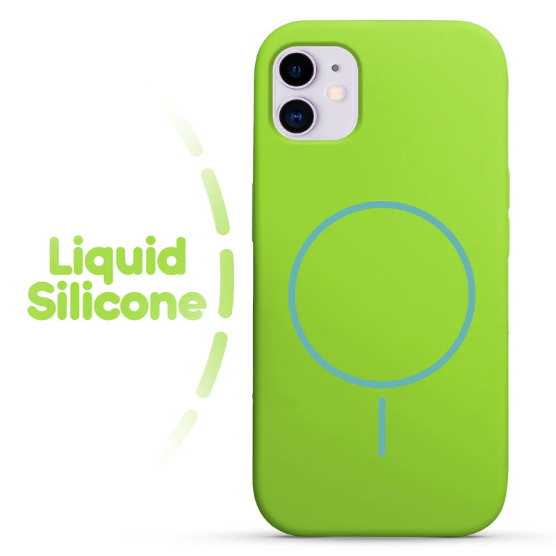 Wireless Charging Support Compatible Liquid Silicone Case For Apple iPhone 11 - Image 67