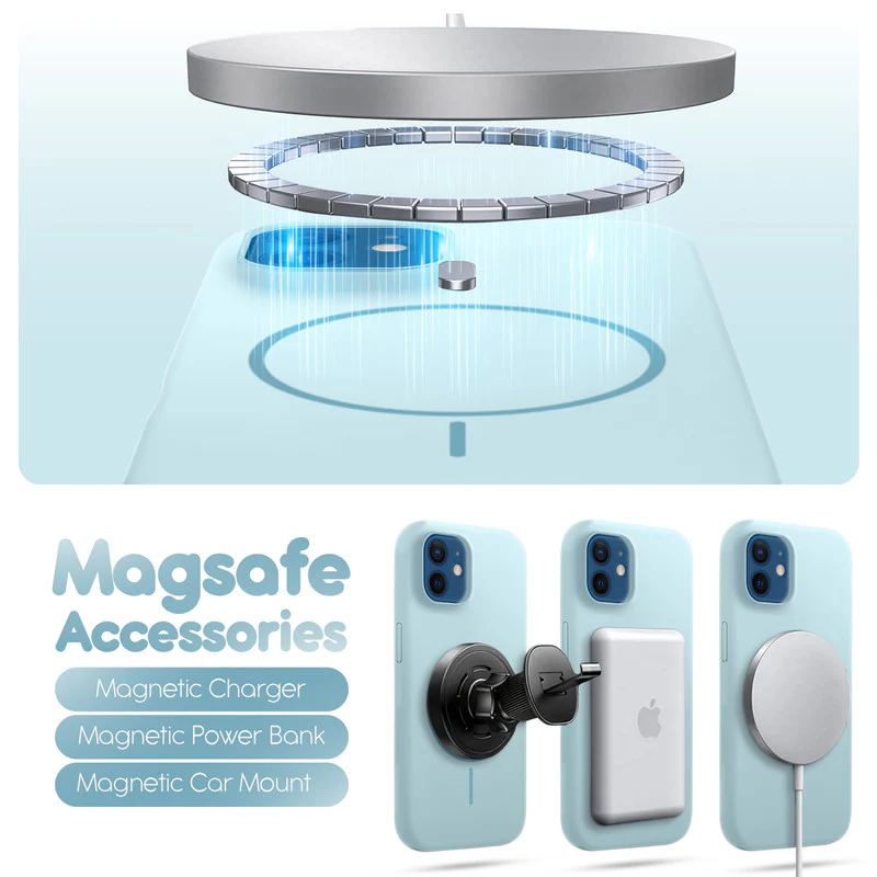 Cloud Feel Silicone Case for Apple iPhone 12 – Supports Wireless Charging - Image 10