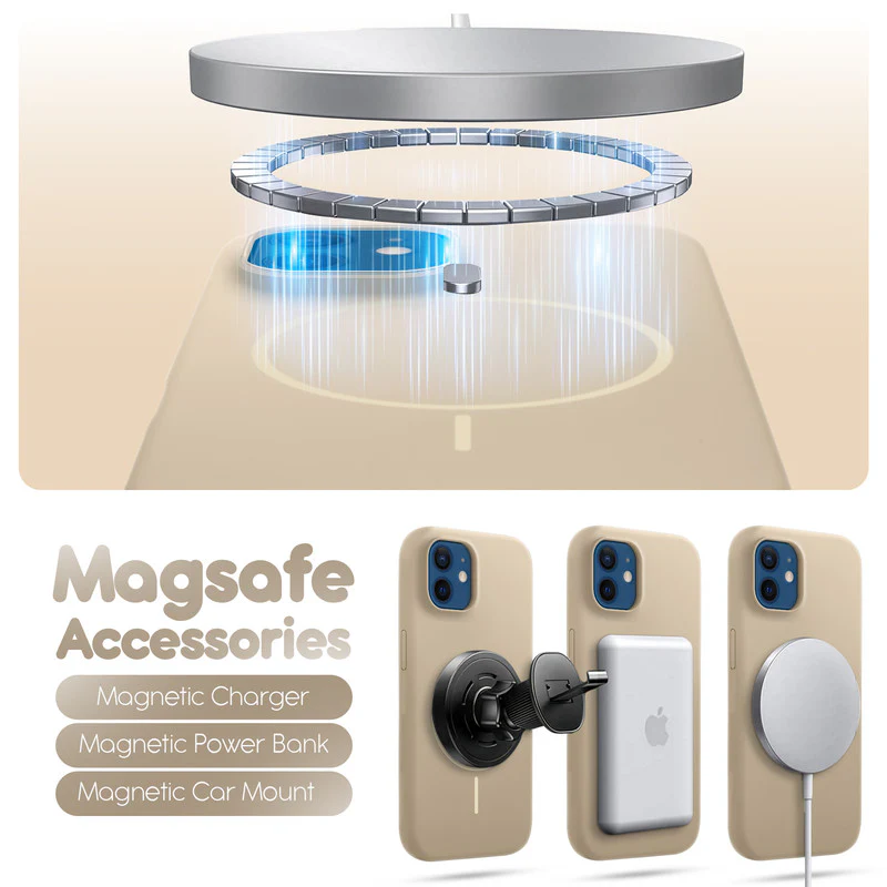 Cloud Feel Silicone Case for Apple iPhone 12 – Supports Wireless Charging - Image 16
