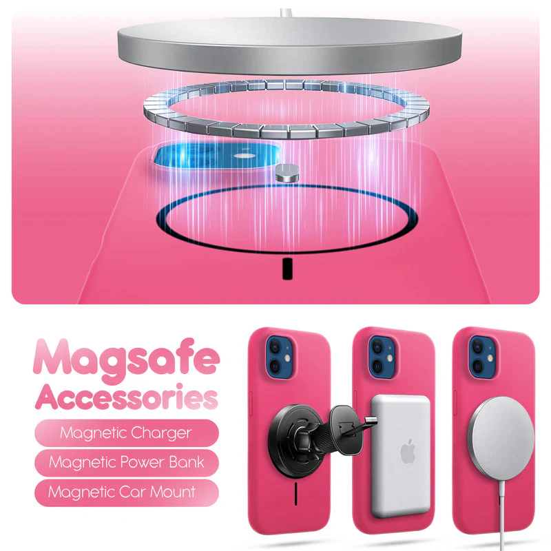 Cloud Feel Silicone Case for Apple iPhone 12 – Supports Wireless Charging - Image 34