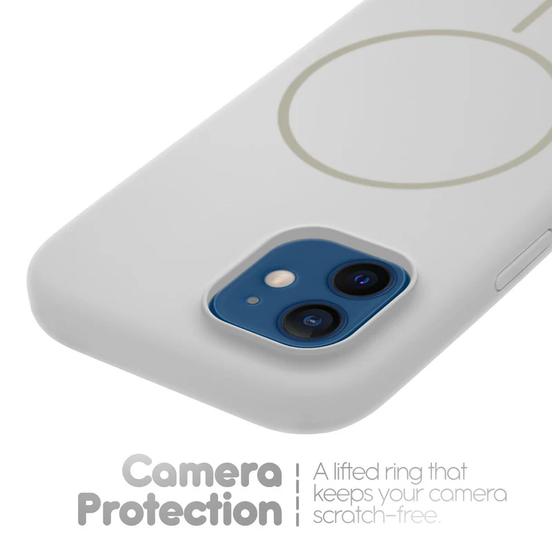 Cloud Feel Silicone Case for Apple iPhone 12 – Supports Wireless Charging - Image 47