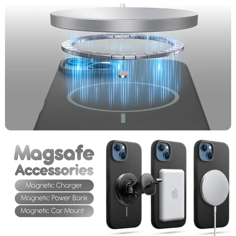 Cloud Feel Silicone Case for Apple iPhone 13 – Supports Wireless Charging - Image 10