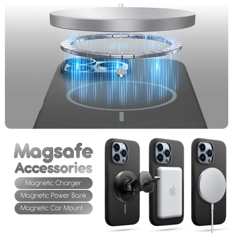Cloud Feel Silicone Case for Apple iPhone 13 Pro – Supports Wireless Charging - Image 10