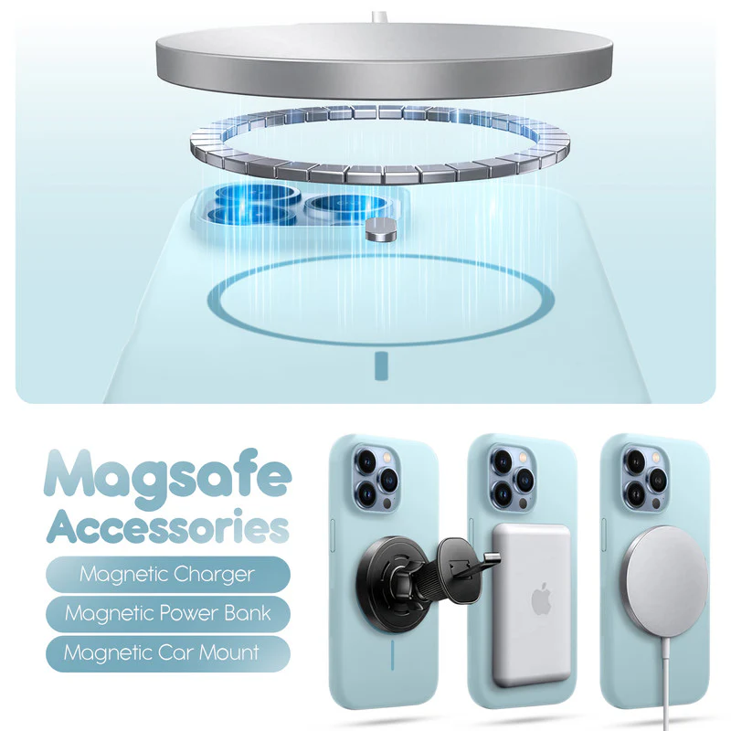 Cloud Feel Silicone Case for Apple iPhone 13 Pro – Supports Wireless Charging - Image 22