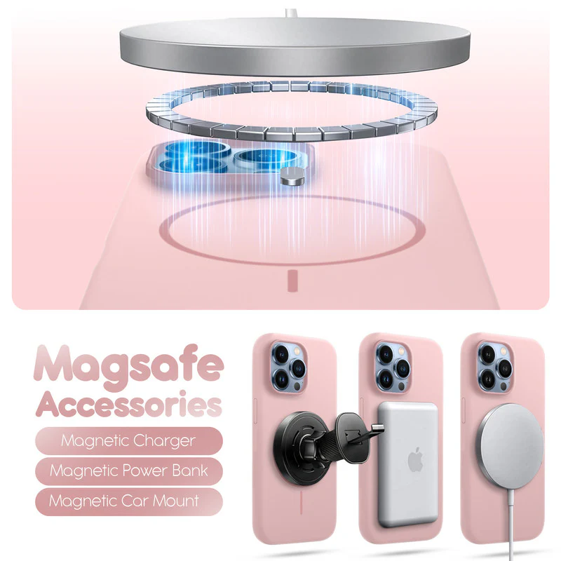 Cloud Feel Silicone Case for Apple iPhone 13 Pro – Supports Wireless Charging - Image 28