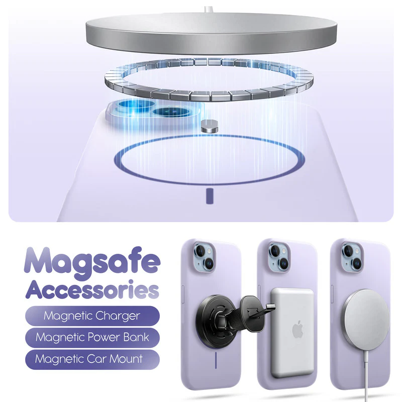 Cloud Feel Silicone Case for Apple iPhone 14 – Supports Wireless Charging - Image 18