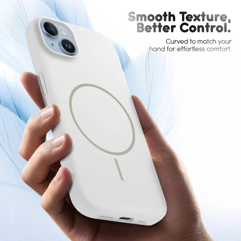 Cloud Feel Silicone Case for Apple iPhone 14 – Supports Wireless Charging - Image 22