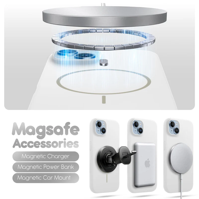 Cloud Feel Silicone Case for Apple iPhone 14 – Supports Wireless Charging - Image 23