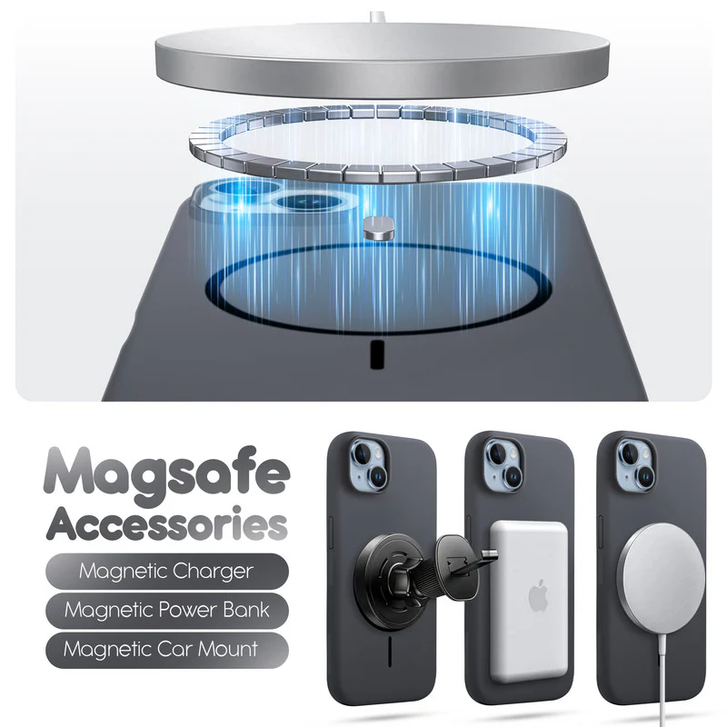 Cloud Feel Silicone Case for Apple iPhone 14 – Supports Wireless Charging - Image 58