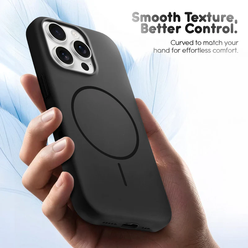 Cloud Feel Silicone Case for Apple iphone 14 Pro Max – Supports Wireless Charging - Image 3