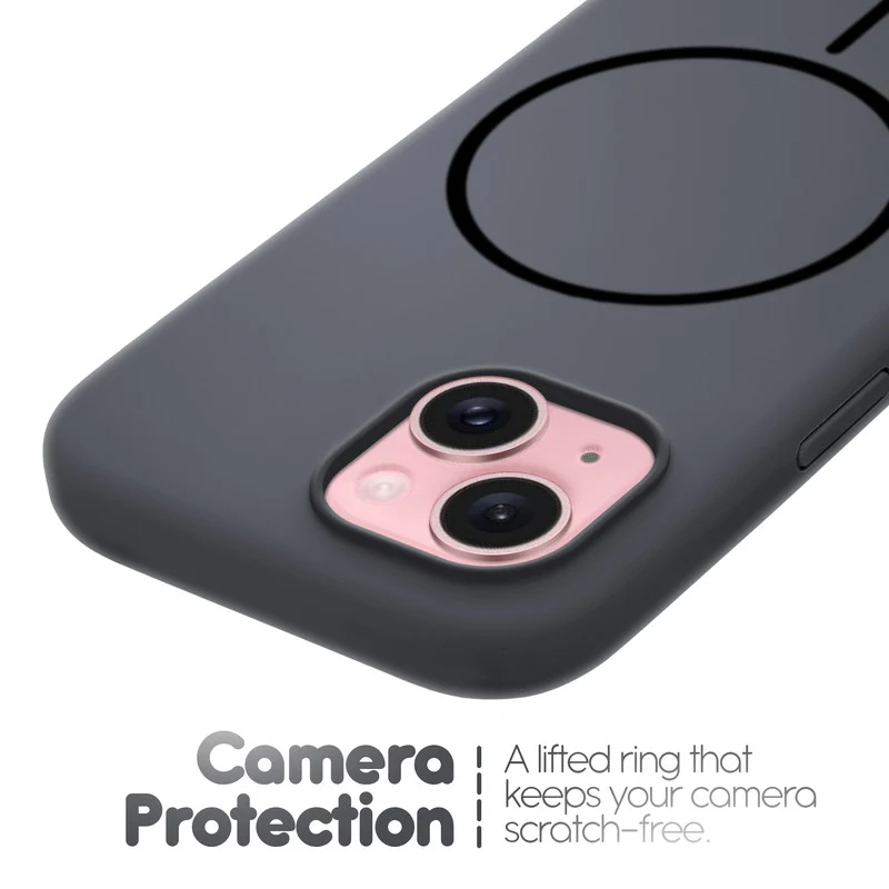 Cloud Feel Silicone Case for Apple iPhone 15 – Supports Wireless Charging - Image 23