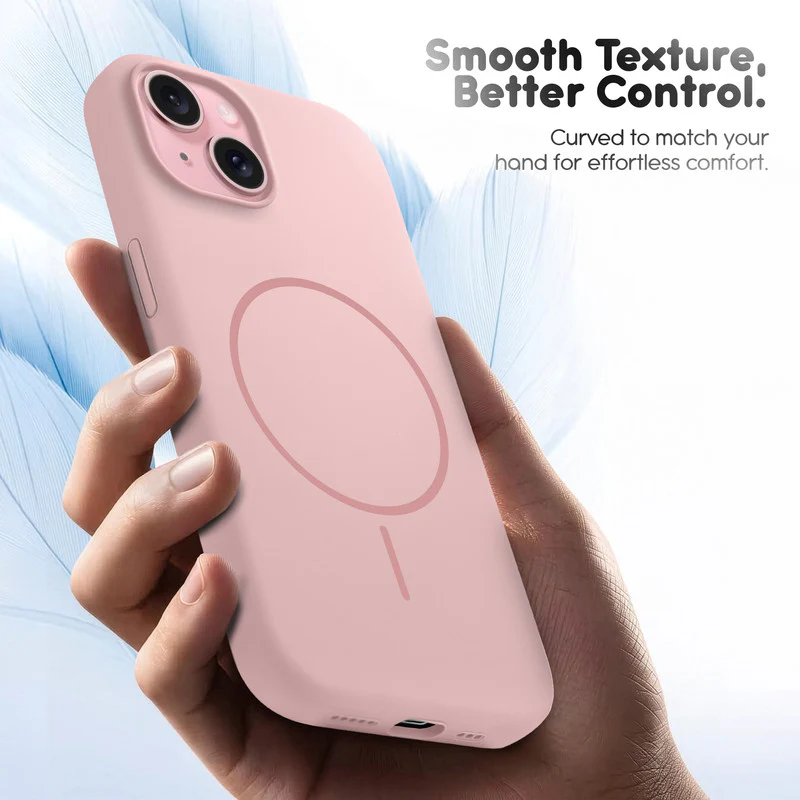 Cloud Feel Silicone Case for Apple iPhone 15 – Supports Wireless Charging - Image 27