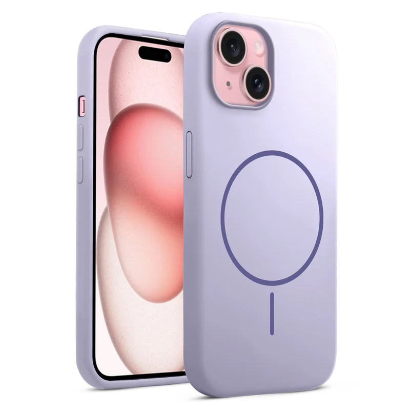 Cloud Feel Silicone Case for Apple iPhone 15 – Supports Wireless Charging - Image 36