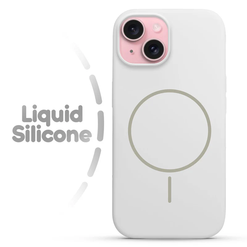Cloud Feel Silicone Case for Apple iPhone 15 – Supports Wireless Charging - Image 55
