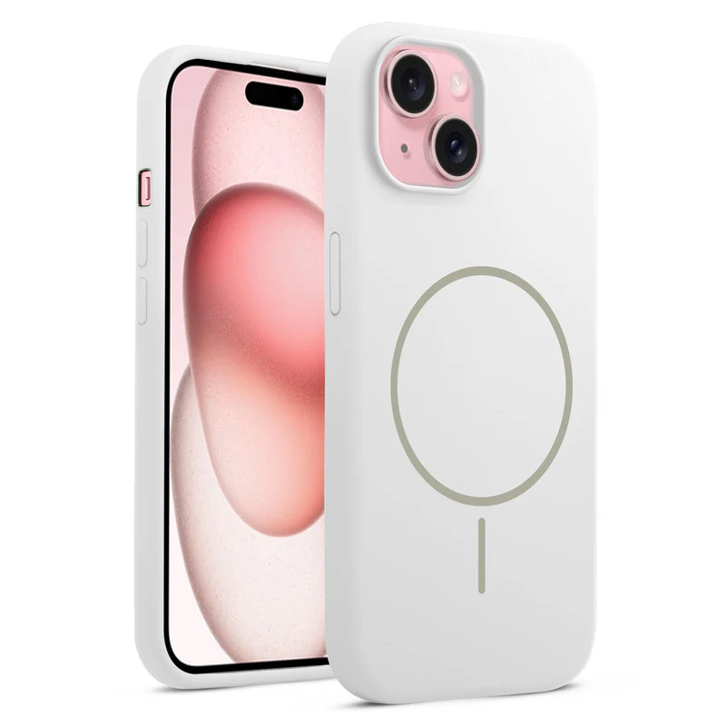 Cloud Feel Silicone Case for Apple iPhone 15 – Supports Wireless Charging - Image 60