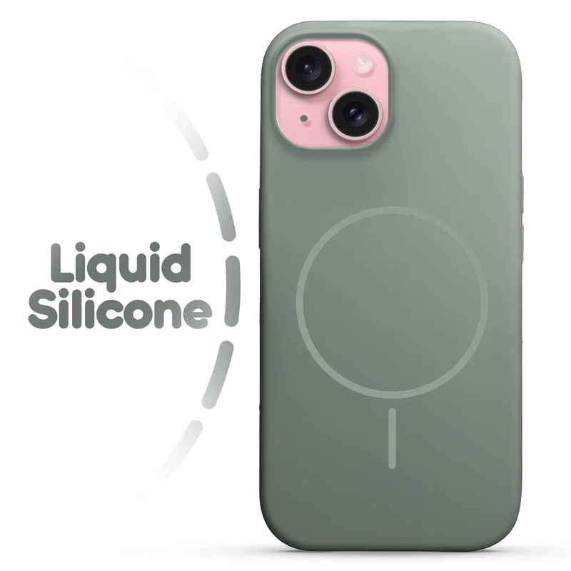 Cloud Feel Silicone Case for Apple iPhone 15 – Supports Wireless Charging - Image 61