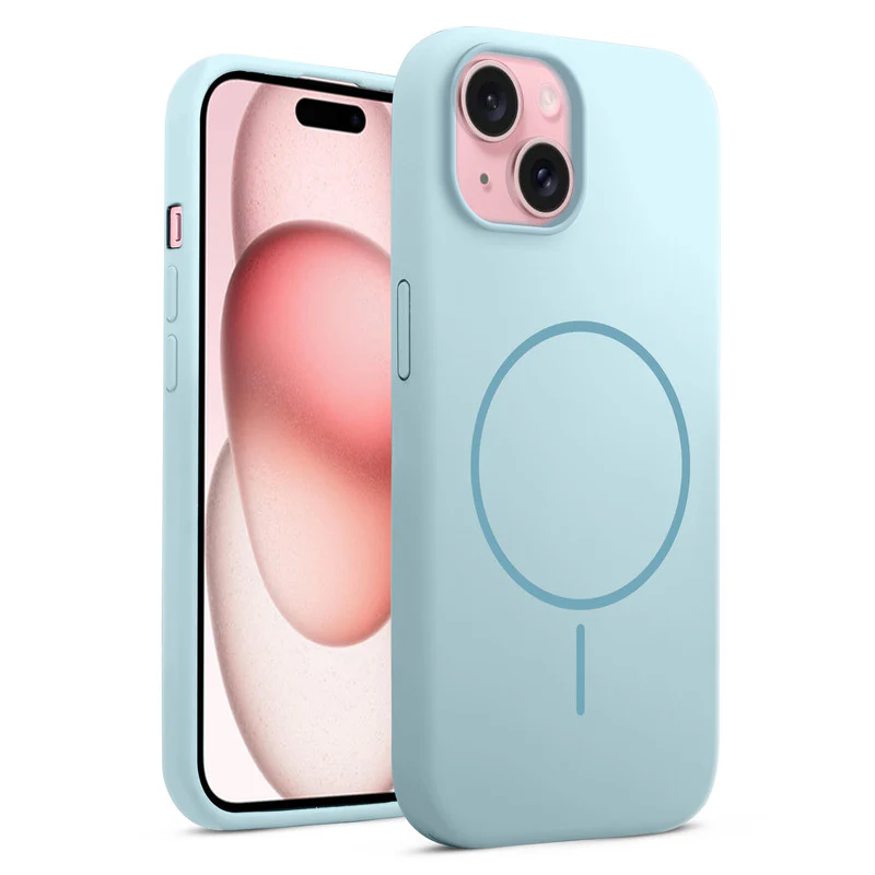 Cloud Feel Silicone Case for Apple iPhone 15 Plus – Supports Wireless Charging - Image 40