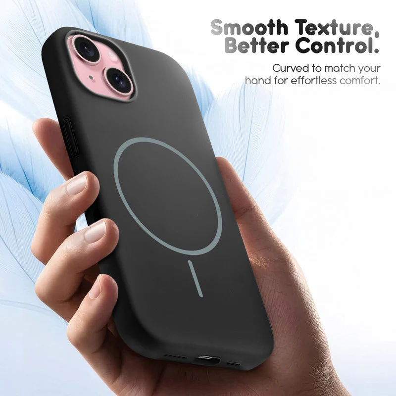 Cloud Feel Silicone Case for Apple iPhone 15 Plus – Supports Wireless Charging - Image 7
