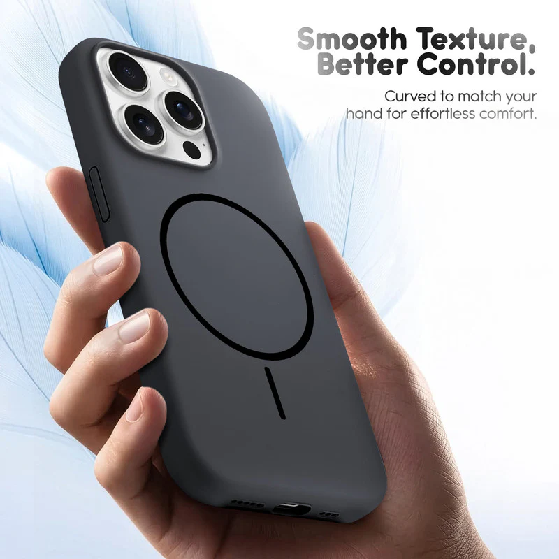 Cloud Feel Silicone Case for Apple iPhone 15 Pro – Supports Wireless Charging - Image 17