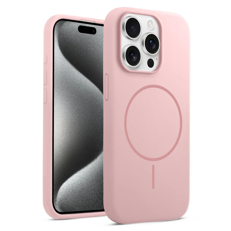 Cloud Feel Silicone Case for Apple iPhone 15 Pro – Supports Wireless Charging - Image 35