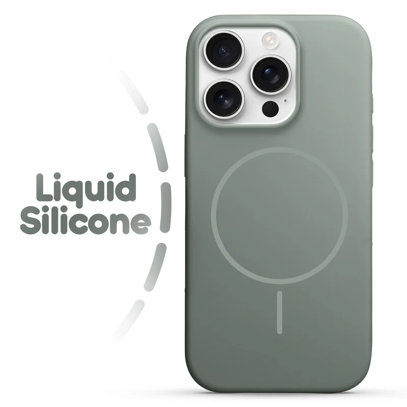 Cloud Feel Silicone Case for Apple iPhone 15 Pro – Supports Wireless Charging - Image 6