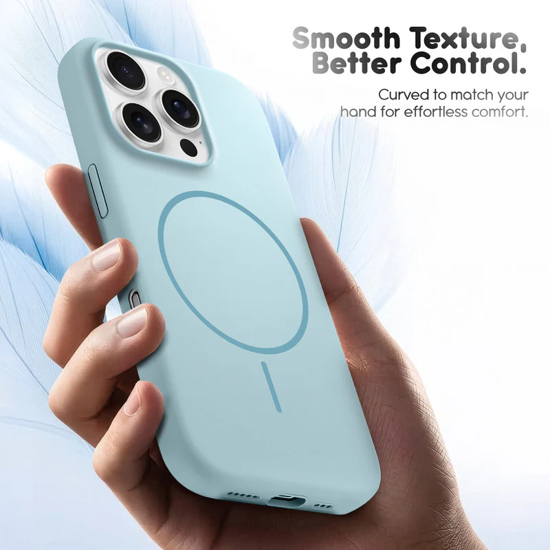 Cloud Feel Silicone Case for Apple iPhone 16 Pro – Supports Wireless Charging - Image 12