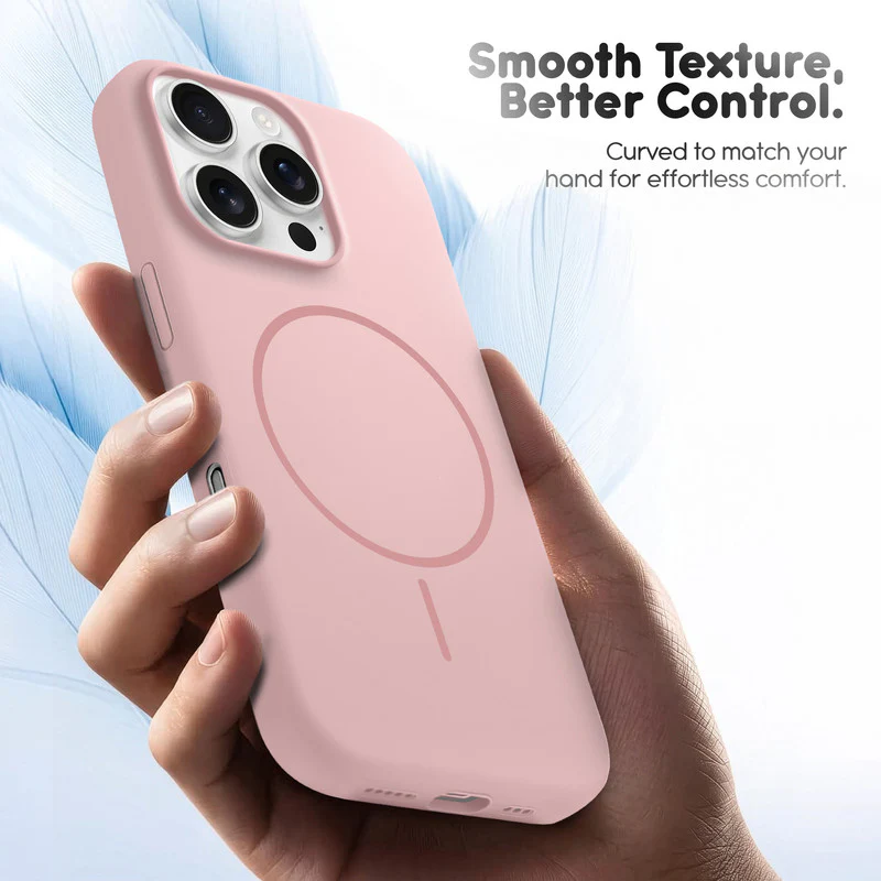Cloud Feel Silicone Case for Apple iPhone 16 Pro – Supports Wireless Charging - Image 17