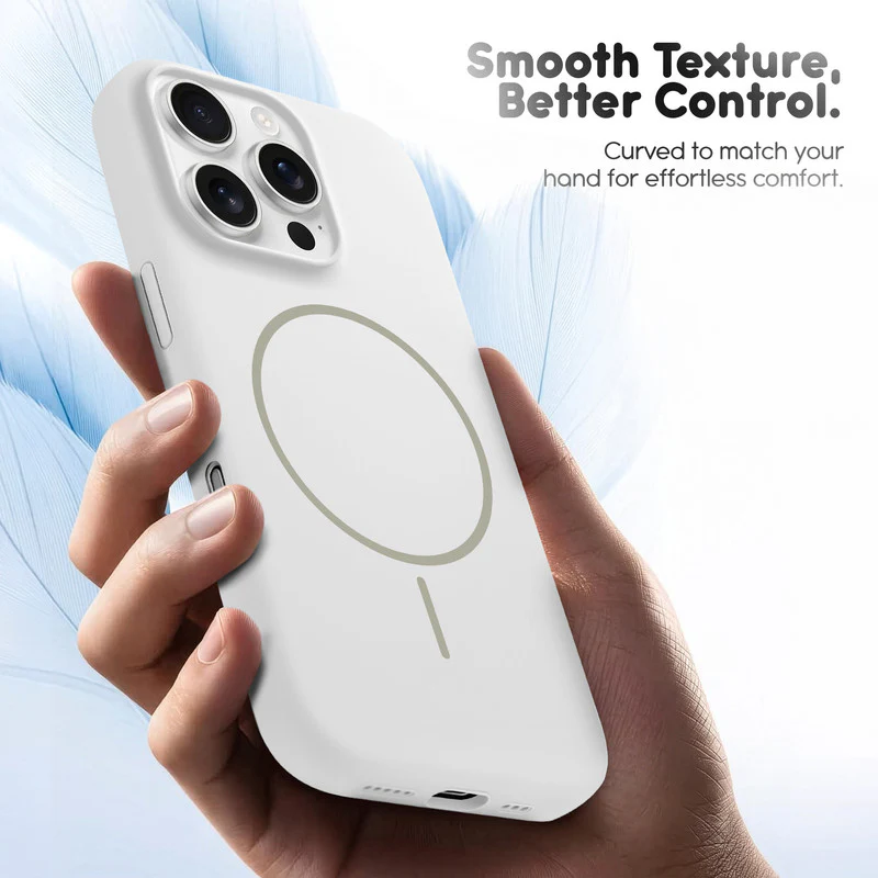 Cloud Feel Silicone Case for Apple iPhone 16 Pro – Supports Wireless Charging - Image 52