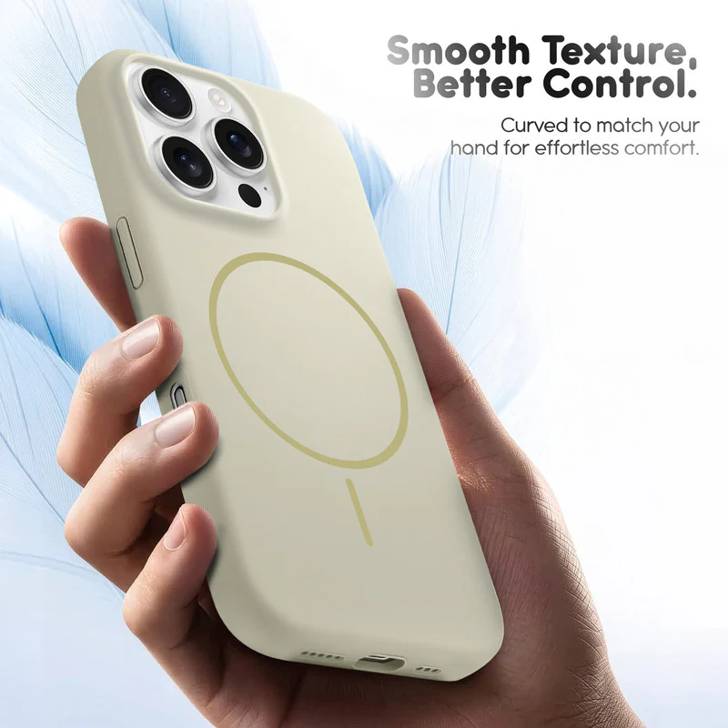 Cloud Feel Silicone Case for Apple iPhone 16 Pro – Supports Wireless Charging - Image 62