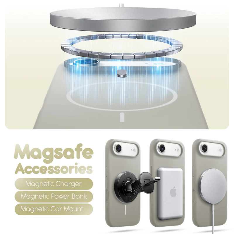 Cloud Feel Silicone Case for Apple iPhone 17 Air – Supports Wireless Charging - Image 23