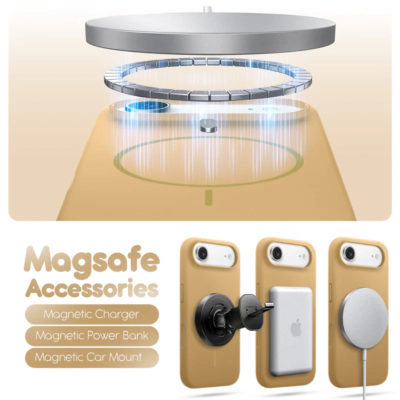 Cloud Feel Silicone Case for Apple iPhone 17 Air – Supports Wireless Charging - Image 28