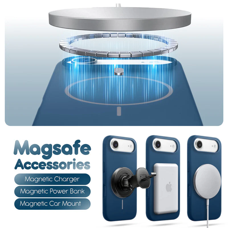 Cloud Feel Silicone Case for Apple iPhone 17 Air – Supports Wireless Charging - Image 8