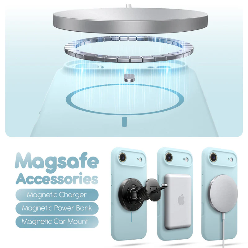 Cloud Feel Silicone Case for Apple iPhone 17 Air With Camera Protection – Supports Wireless Charging - Image 23