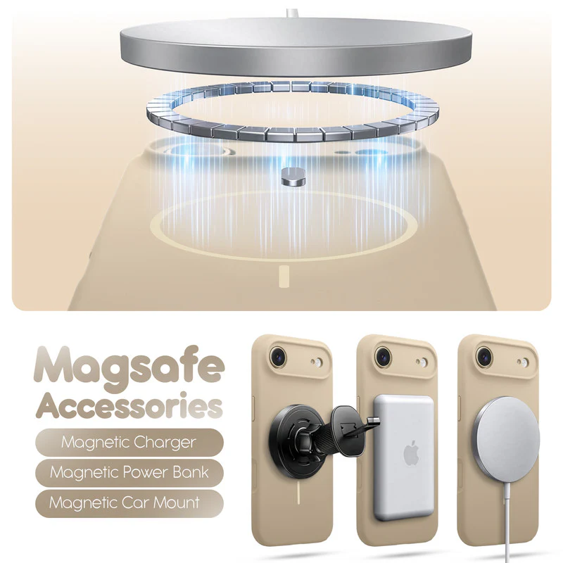Cloud Feel Silicone Case for Apple iPhone 17 Air With Camera Protection – Supports Wireless Charging - Image 28