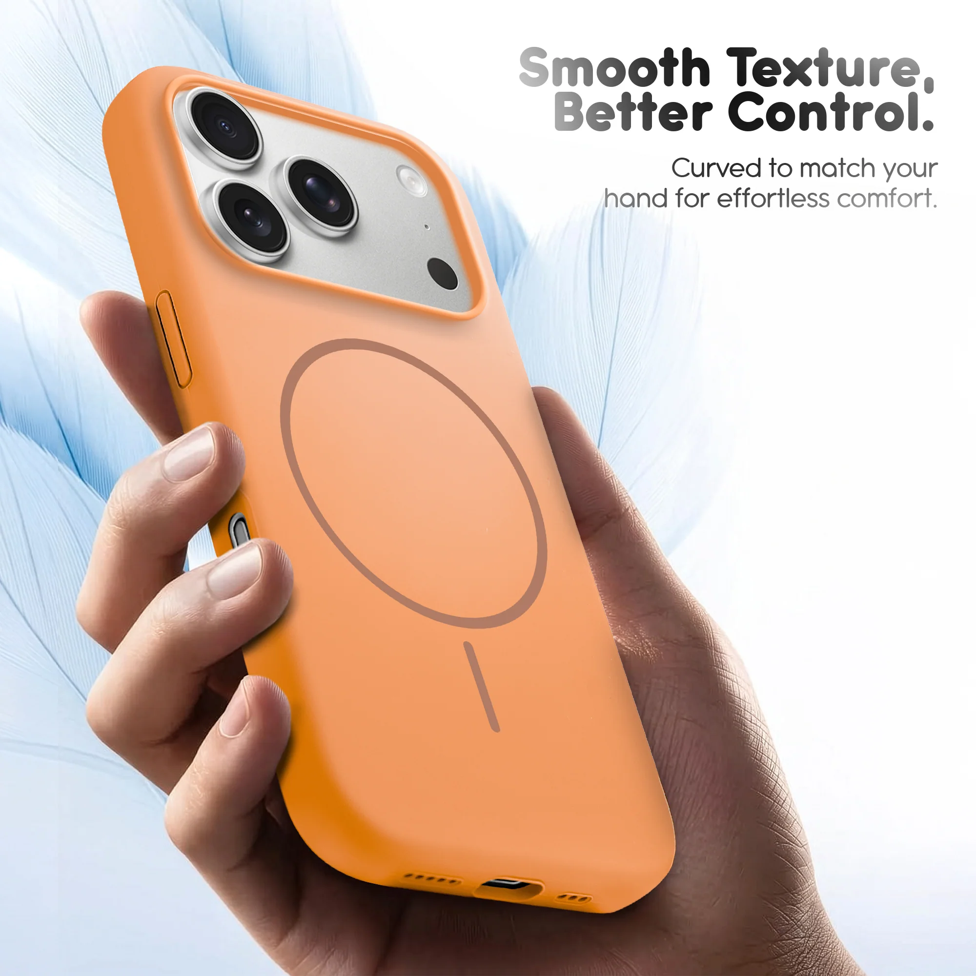 Cloud Feel Silicone Case for Apple iphone 17 Pro Max – Supports Wireless Charging - Image 39