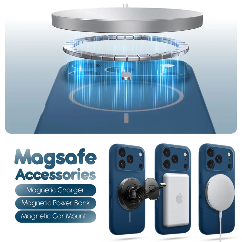 Cloud Feel Silicone Case for Apple iPhone 17 Pro Max With Camera Protection – Supports Wireless Charging - Image 8
