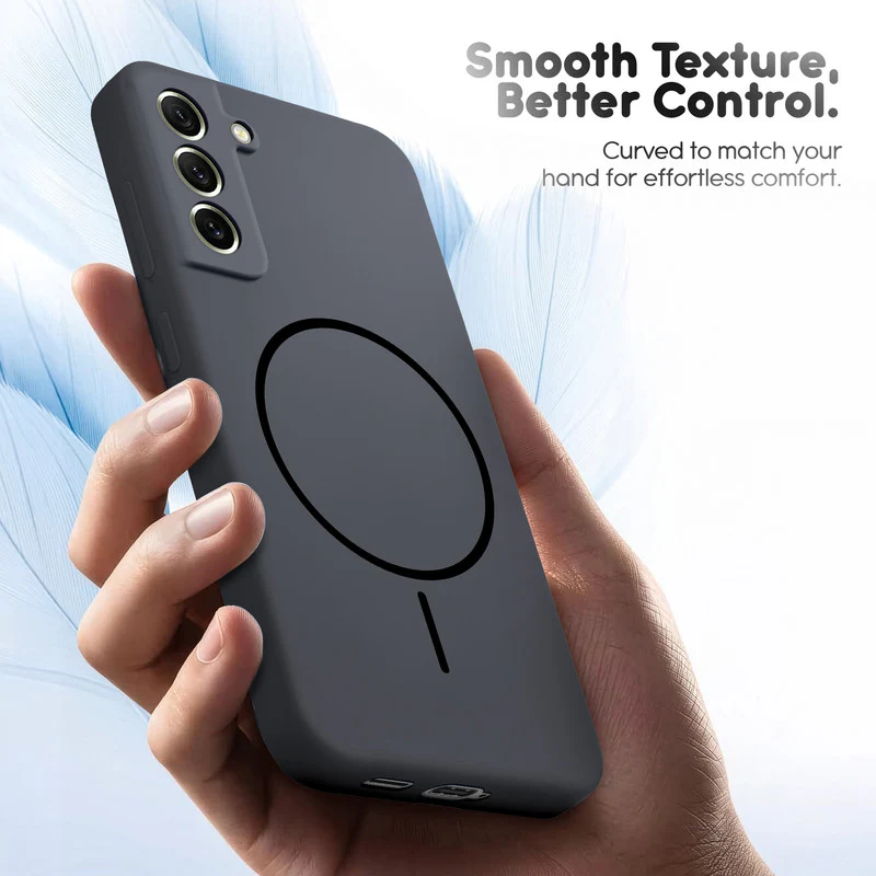 Cloud Feel Silicone Case for Samsung S21 FE 5G – Supports Wireless Charging - Image 7