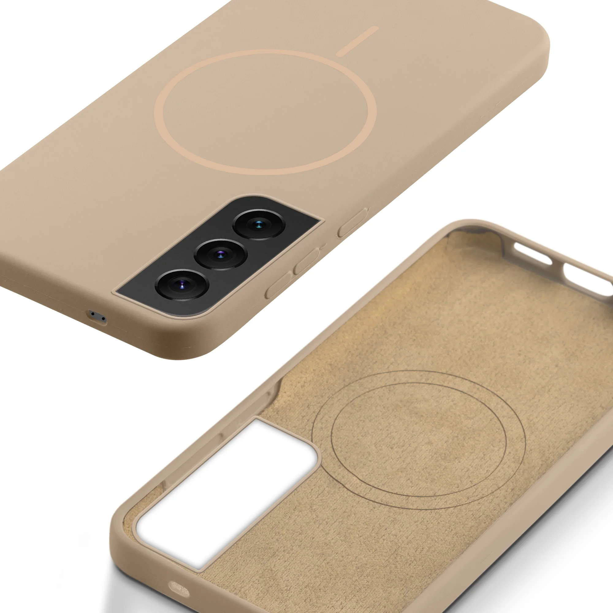 Wireless Charging Support Compatible Liquid Silicone Case For Samsung S22 5G - Image 24