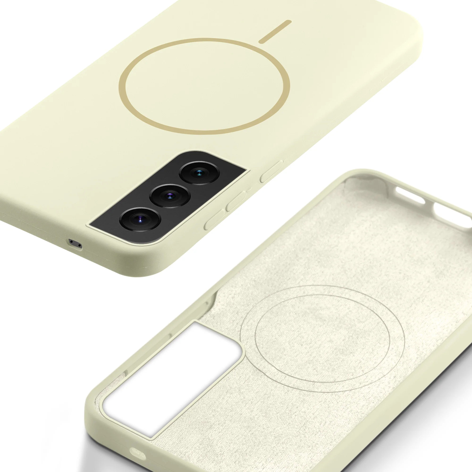 Wireless Charging Support Compatible Liquid Silicone Case For Samsung S22 5G - Image 48