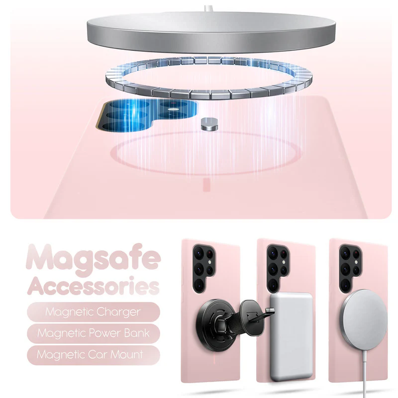 Cloud Feel Silicone Case for Samsung S22 Ultra 5G – Supports Wireless Charging - Image 3